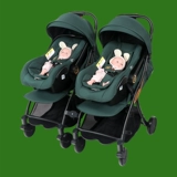 basinng Съёмный велосипед тандем для близнецов, детская двойная коляска