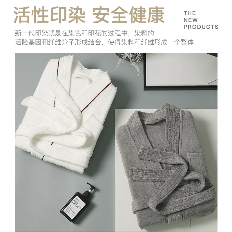 Summer thin cotton bathrobe, quick dry bath towel, water absorbent