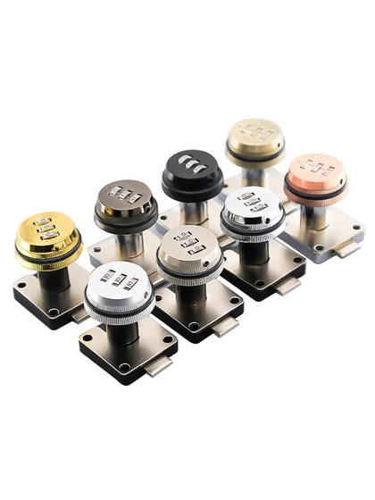 办公桌抽屉密码锁床头柜文件柜子暗装老式防盗柜台转舌家用锁具