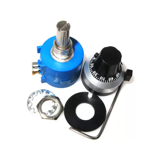3590S-2-104L 100K Прецизионный многокружный потенциометр регулируемого резистора 3590S Ручка шкалы