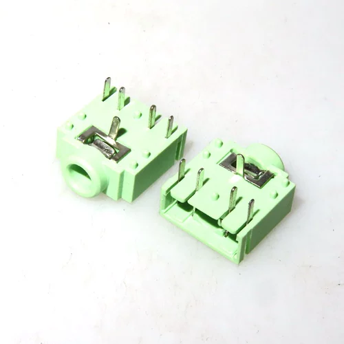 10 3,5 мм аудио -сокет медной двойной двухканальный интерфейс гарнитуры матерью сиденья 5 контакт 3F007 Красный и черный