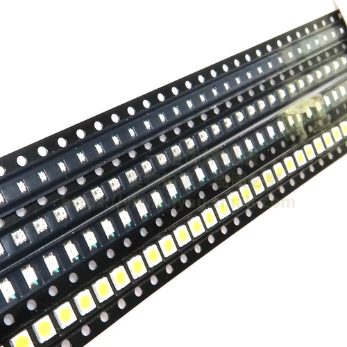 20 Светодиод патча 0402 0603 0805 1206 Красный, желтый, синий, зеленый и белый светодиодный светодиод