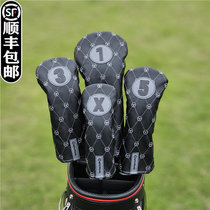 Black TLM golf limited edition golf club cover club head cover wood club cover hat cover ball head protective cover