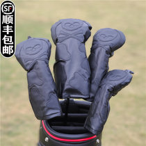 Skull personalized black golf club cover head cover protective cover chicken leg head hat cover wooden club cover