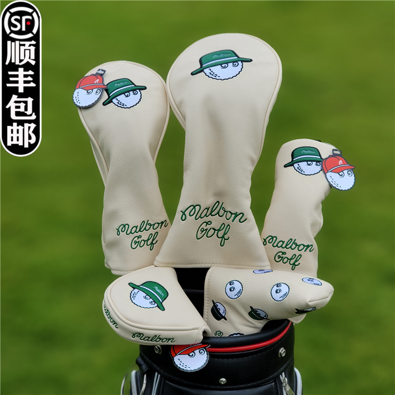 本格フィッシャーマンハット パタードライバーカバー ゴルフクラブカバー ヘッドカバー 保護キャップカバー