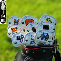 Export Japanese and Korean Pokémon cute cartoon iron set golf club set club head cover ball head protective cap cover