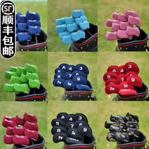 Waterproof fabric golf club cover club head cover iron set cover ball head cap cover protective cover with slight threads