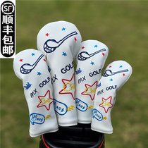 MX GOLF wood club cover golf club cover club head cover ball head protective cover cap cover waterproof and velvet
