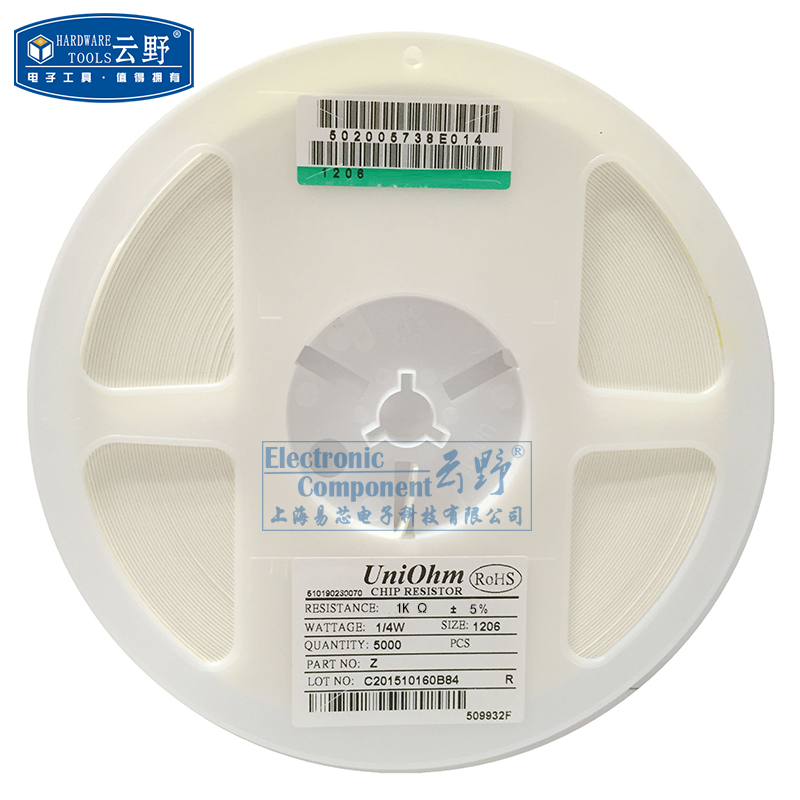 High Comey Core Cloud Wildpatch Resistance 1206 510R 560R 1 8K 6 8K 8K 56K 160K680K 5% 160K680K