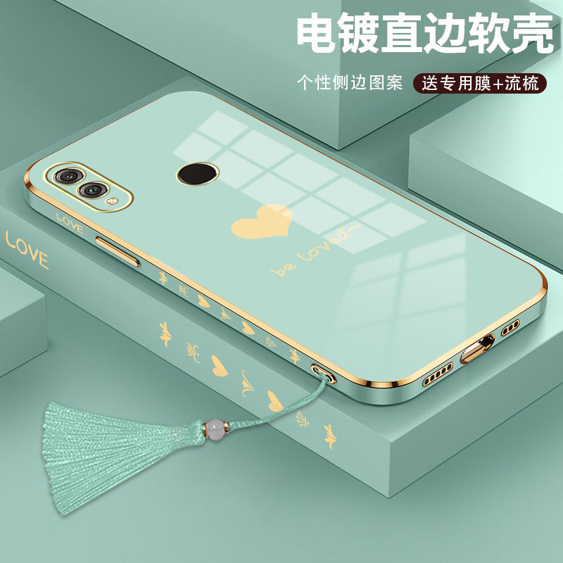 For Huawei Honor 8x Phone Case Enjoy Max Lens Honor 8xmax Fashionable Light Luxury Straight Edge Electroplating Case ARE-TLOO Personalized Trend Unisex 7 12 