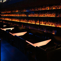 KTV luminous bar coffee table outdoor rectangular clear bar tavern luminous table and chair combination box deck scattered table