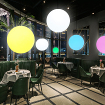 Round Ball Chandelier Outdoor Waterproof Creative Restaurant Hotel Hanging Ball Lamps Malls Atrium Decorative Lights Spherical hanging lamp