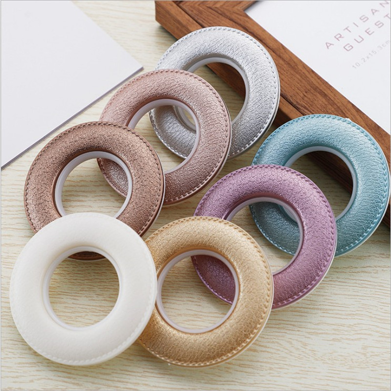 Screw-in curtain buckle Roman ring curtain perforated ring curtain accessories nano ring curtain ring mute