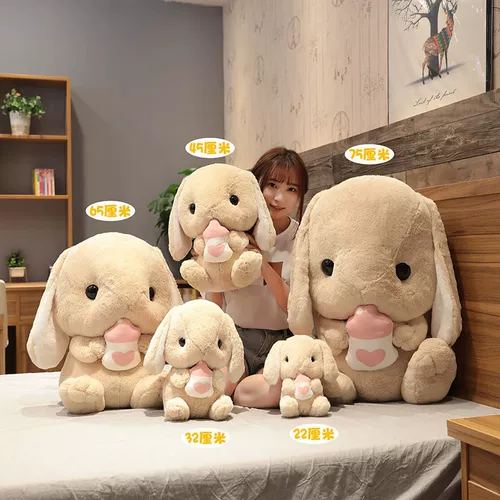 Милый плюшевый кролик, кукла, игрушка, подушка для сна, популярно в интернете, подарок девушке