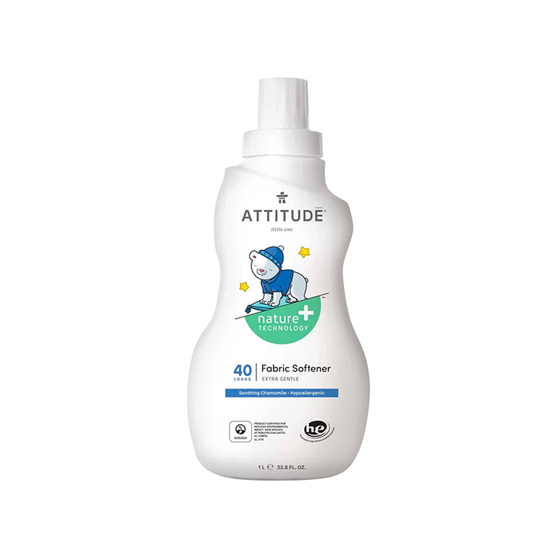 ATTAITUDE Baby clothing softener soothing ocean chamomile taste 1L newborn baby soft and antistatic