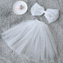 Fashionable ladies bridal wedding party short bow veil white wedding accessories plus hair comb wedding headdress