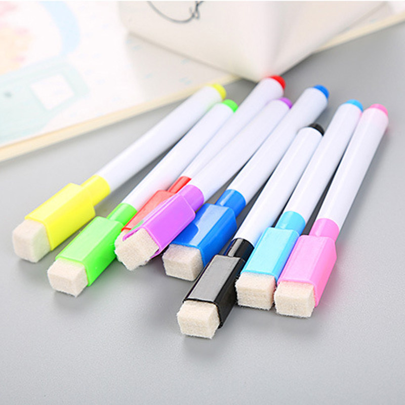 Refrigerator sticker message board Whiteboard pen with magnetic writing clear and good wipe red, black and blue wipe without leaving a trace can be adsorbed