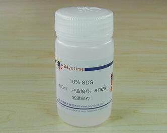 科研专用 经典产品10% SDS   ST628 100ml  碧云天生物 beyotime