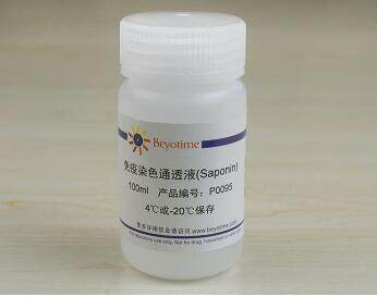 免疫染色通透液(Saponin) P0095-100ml  P0095-500ml 碧云天生物