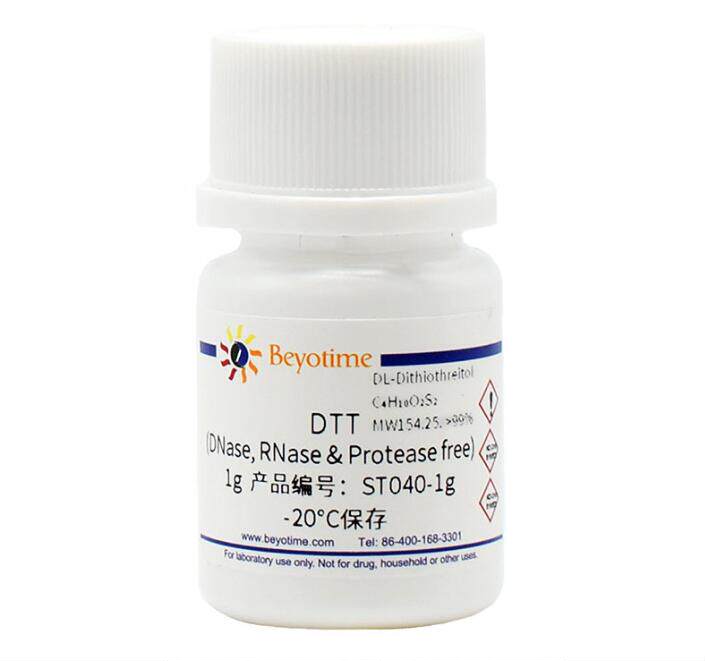 DTT (DNase, RNase &amp; Protease free)ST040-1g/5g/25g/100g碧云天