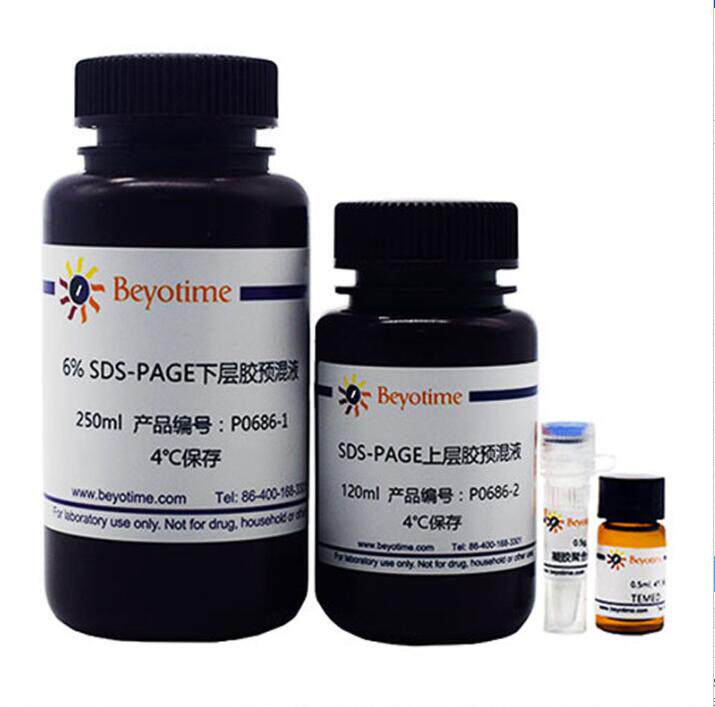 SDS-PAGE凝胶超快速配制试剂盒  P0686/P0688/P0690/P0692/P0695