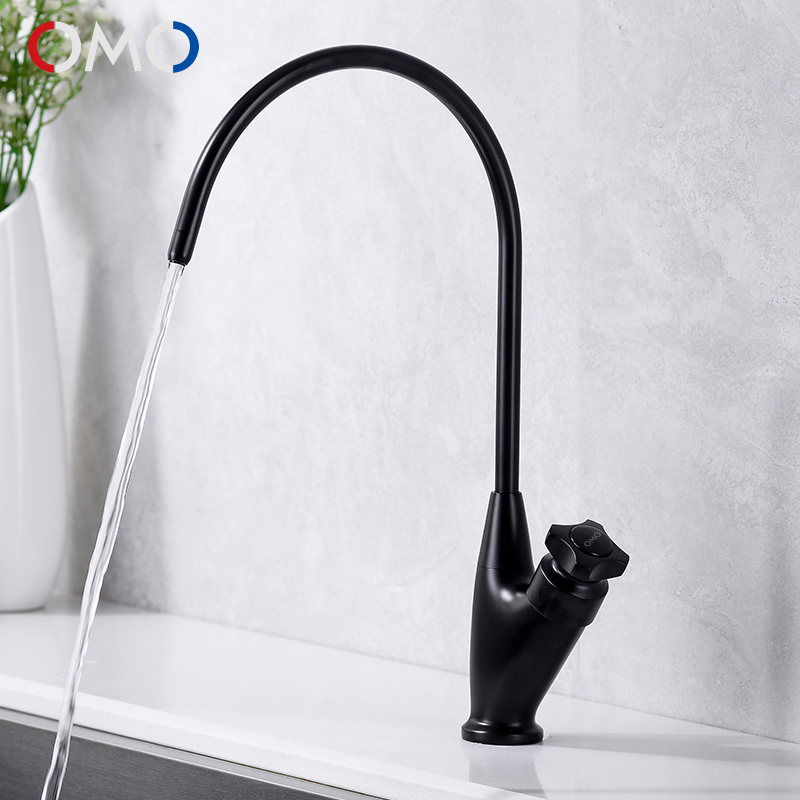 OMO water purifier faucet fine nozzle kitchen household water purifier faucet 2 points RO straight drinking gooseneck