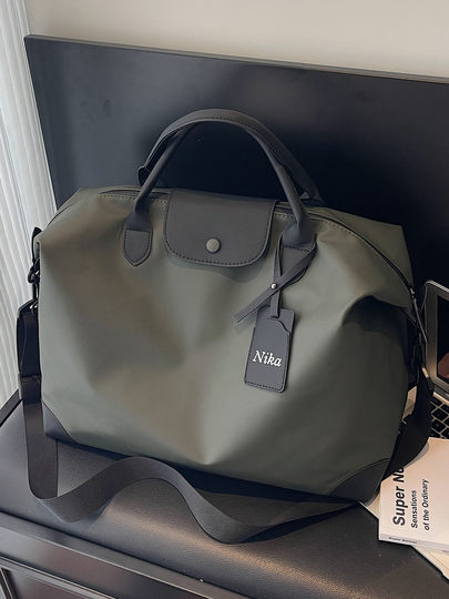 女士外出短途出差手提旅行包可套拉杆行李包行李箱附加包健身包包