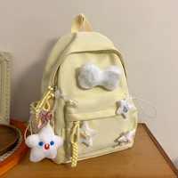 Желтый маленький с 3 звездами 1 костяная головка+белая звезда, висящая украшение