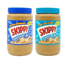 USA imported skippy four Seasons treasure particles smooth peanut butter 1360g dipped in breakfast bread hot pot tune