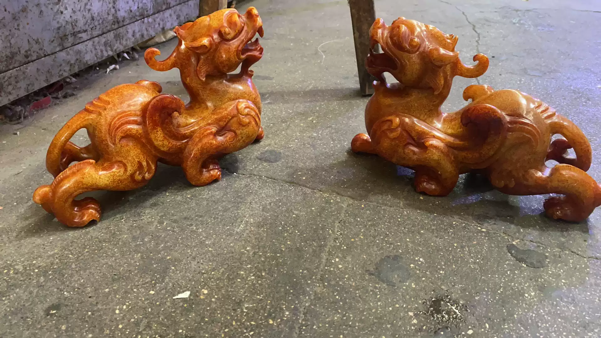 收藏和田墨玉龙纹玉璋古董玉仿古兵器剑把件摆件汉玉器古玩玉牙璋