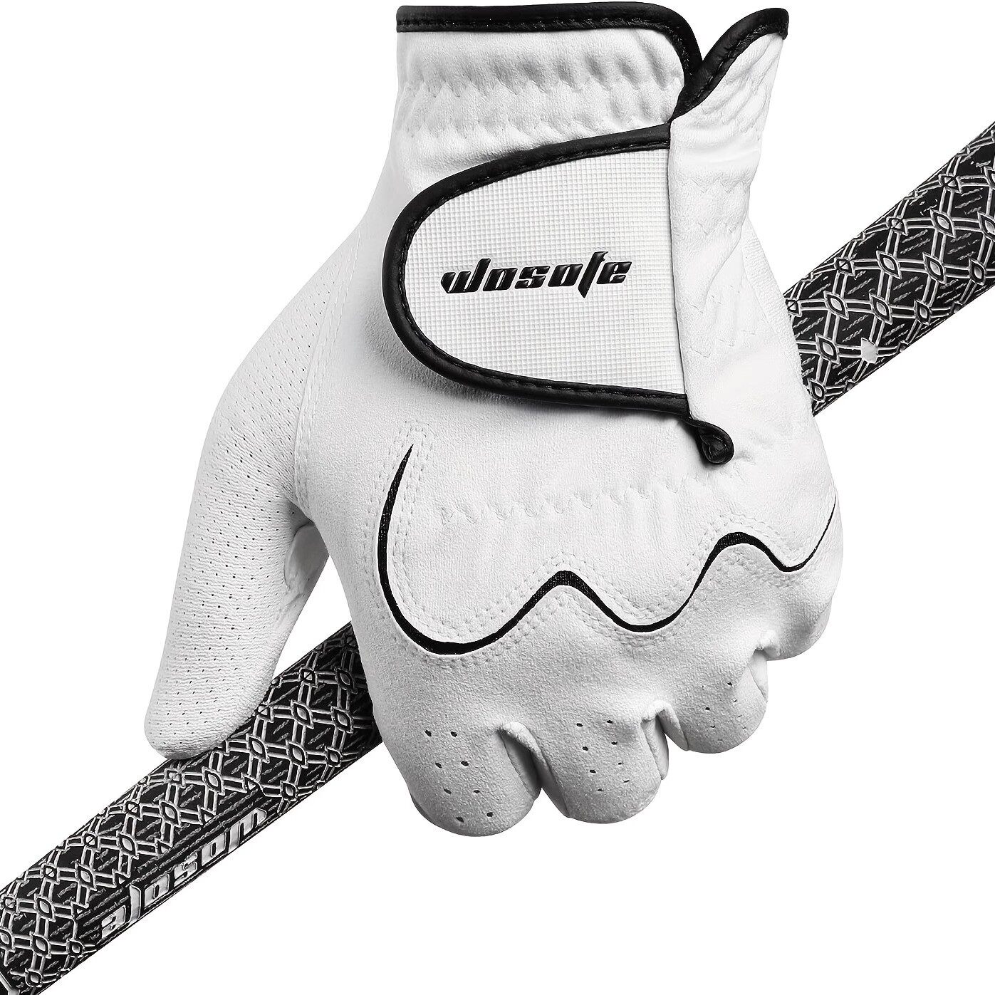 Wosofe golfhandschoenen voor heren, linkerhand, geïmporteerd, nano, comfortabel, antislip, ademend, slijtvast, enkelvoudig._voghion.com