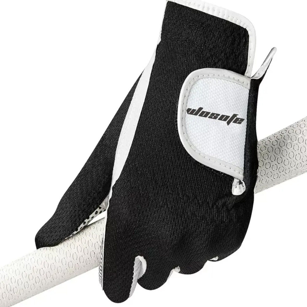 Heren golfhandschoen ademend mesh antislip siliconen links_voghion.com