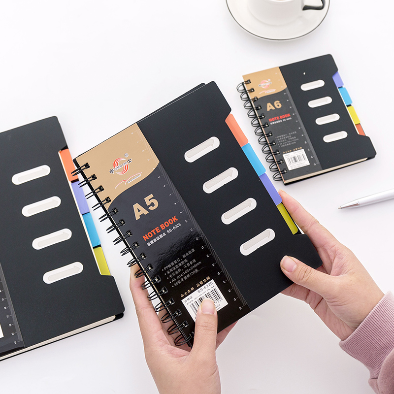 Shin Shi Brief 25K Notebook notebook coil This student notepad B5 large number ultra thick job This thickened 130 sheets of work This business record this college student art and art refined practice book