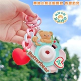 Оригинальное масло, подвеска, брелок, аксессуар для влюбленных, кукла, с медвежатами