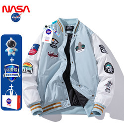 NASA flagship store thickened cotton coat autumn and winter trendy versatile baseball uniform loose trendy brand Hong Kong style couple jacket men