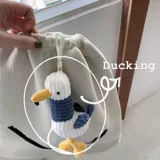 Плюшевая мультяшная кукла, брелок, подвеска подходит для мужчин и женщин, утка, подарок на день рождения