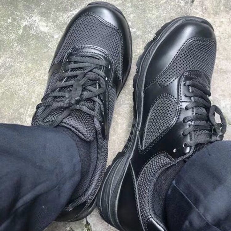 Monarch Lockdown Summer Combat Training Shoes Black Men Low Help Breathable Light Patrol Duty Training Boots Outdoor Shoes