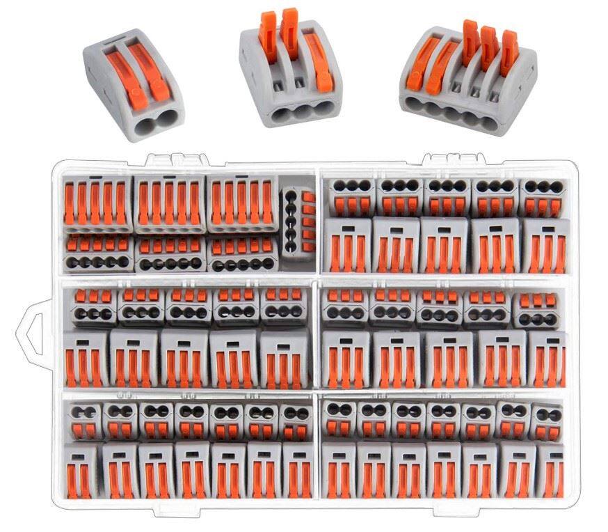 Терминал 电线连接器pct-212 213 215 组合套盒 21/100只