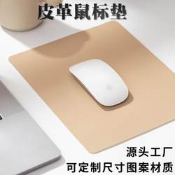 작은 마우스 패드 싱글면 더블 가죽 플러스