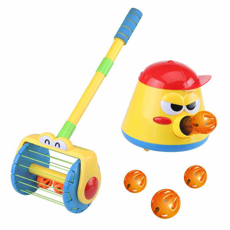 GD children's educational bubble launch pot vacuum cleaner push music toy cannon pot one to two years old three 2 baby 1