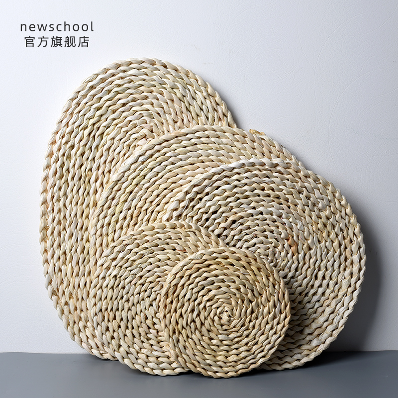 Japanese-style corn rod straw with thick tablemat insulation cushion cushion cushion cushion cushion photograph