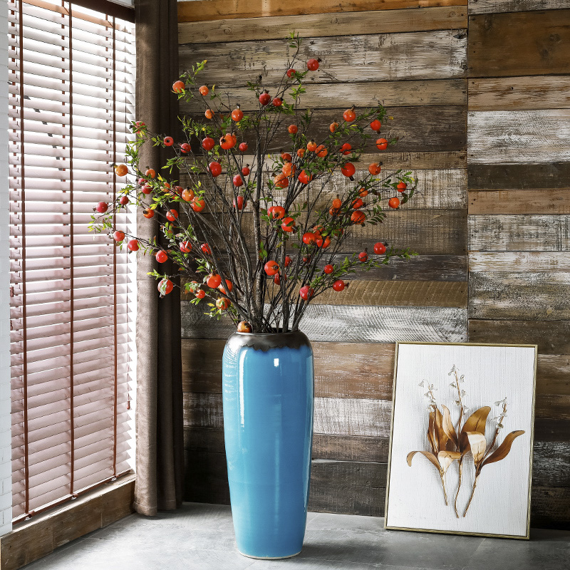American landing large ceramic vase furnishing articles contracted and I sitting room flower arranging dried flower hotel villa European - style decoration