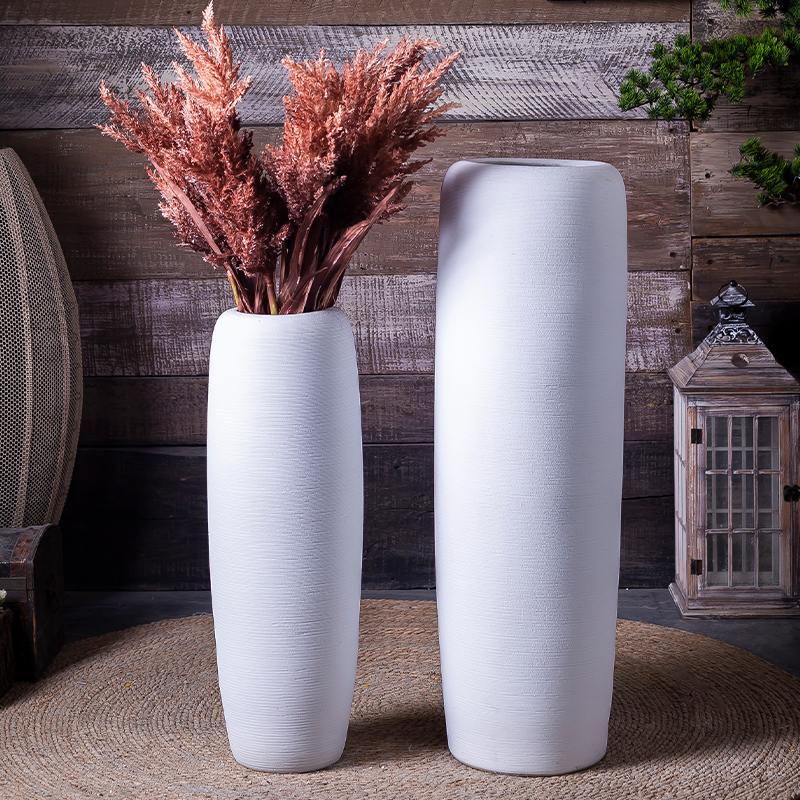 The Nordic creative manual vase modern furnishing articles sitting room adornment pure manual craft ceramic flower implement suits for