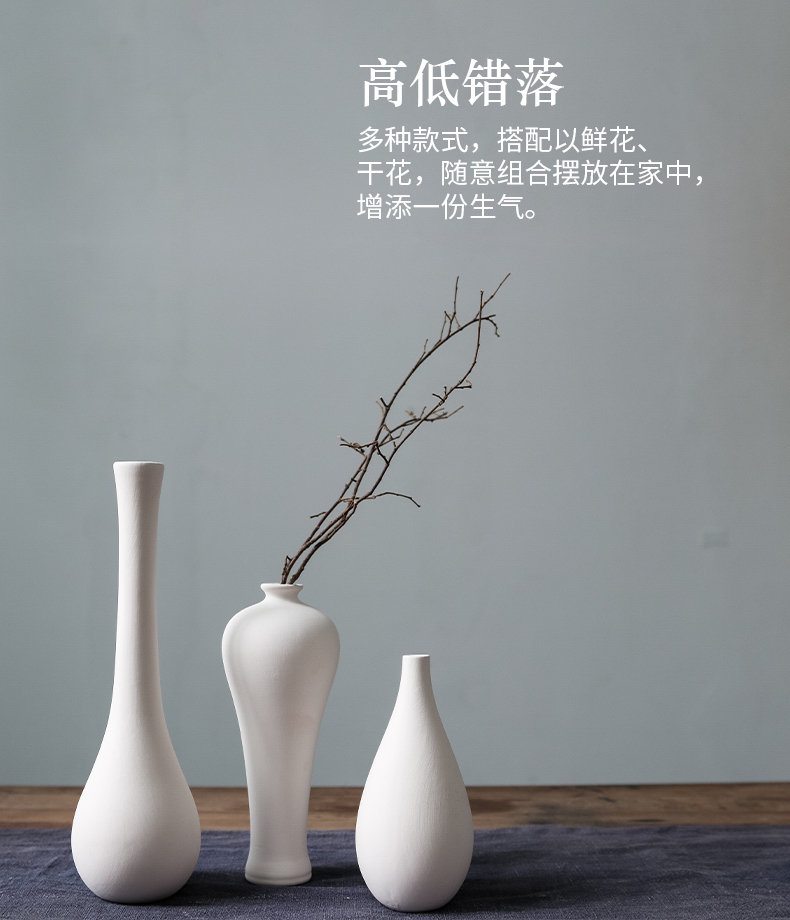 Ceramic element billet semi - finished vase decoration furnishing articles filial children 's diy graffiti made white made white embryos