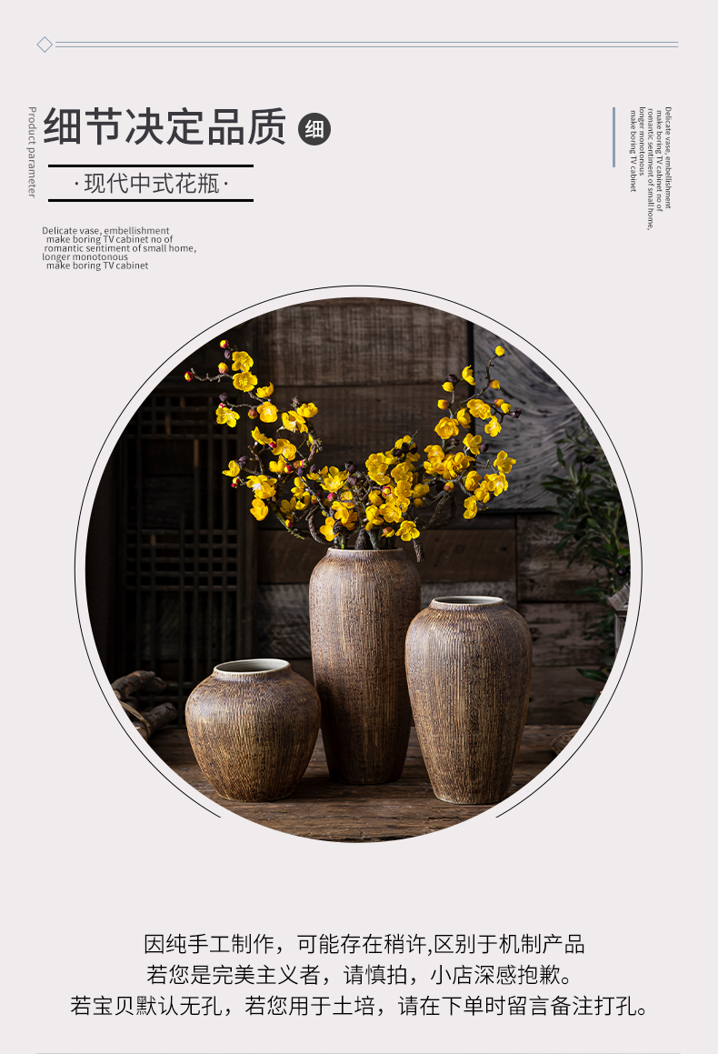 Jingdezhen ceramic vase furnishing articles sitting room flower arranging all over the sky star, Nordic small pure and fresh and dried flowers hydroponics ins style
