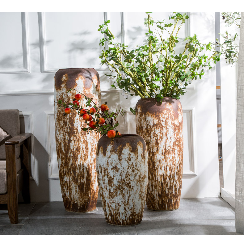 White azaleas decorative ceramic vases, flower arranging flowers sitting room adornment network simulation flower flower bouquet of red room furnishing articles