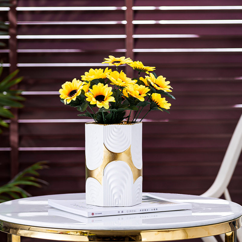 Nordic I and contracted, ceramic vases, furnishing articles living room TV cabinet table dry flower arranging flowers light key-2 luxury home decoration