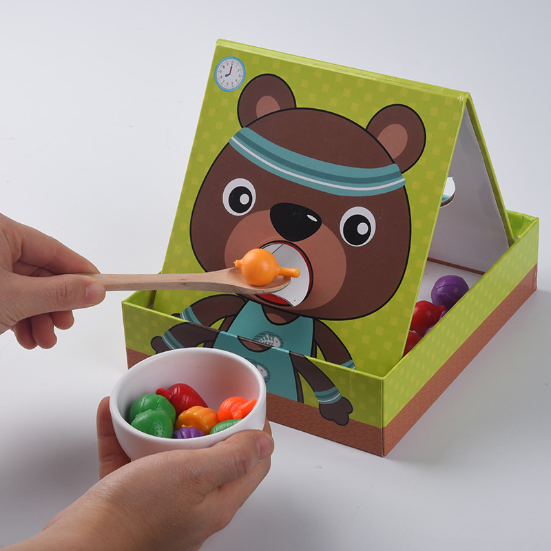 Children's Chopsticks Nursery School Baby Training Fine Action Toys Puzzle Game Early Education Toys 34-5-6 years old