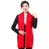 Шарф, китайская красная вышивка, делается под заказ, с печатью вашего логотипа, с вышивкой, принт