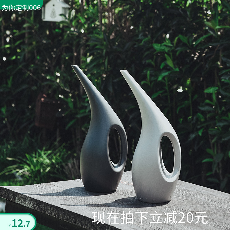 Long-mouth watering pot large-capacity home indoor gardening flowers watering vegetables multi-meat watering kettle watering can sprinkling kettle large